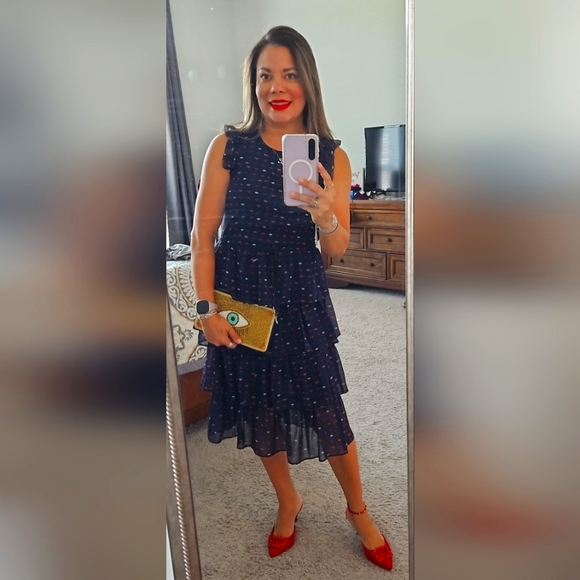 J.Crew Midi Dress 💋💋💋 - Picture 9 of 9